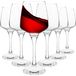 Set de 6 Verres à vin rouges cristallins 400ml