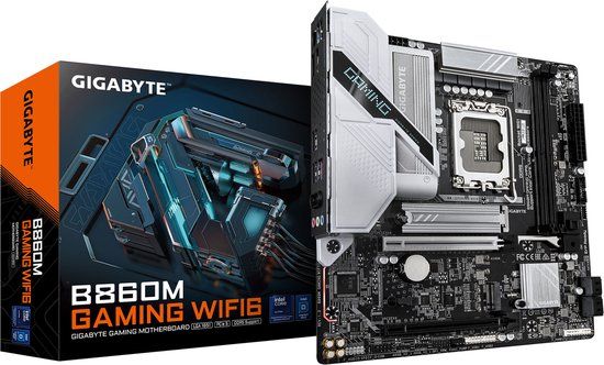 GIGABYTE B860M GAMING WIFI6 moederbord Intel B860 Express LGA 1851 micro ATX DDR5 WiFi 6