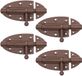 Alberts 821944 DURAVIS® penvergrendeling, roestbruin duplex gecoat
