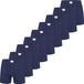 Phil & Co Wijde Boxershorts Jersey Stretch Effen Navy Blauw 9-Pack - Maat 4XL
