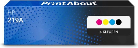 PrintAbout Huismerk Toner 219A (W2190/91/92/93A) 4-kleuren Multipack geschikt voor HP