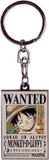 ONE PIECE - Wanted Luffy - Metal Keychain