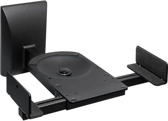 My Wall luidspreker muurbeugel set voor luidsprekers - klembevestiging - tot 25 kg / zwart