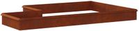 vidaXL Slakkenhekken 16 st 100 x 3,5 x 25 cm weervast staal Cortenstaal