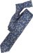 Venti Stropdas - Donkerblauw - Blauw - Grijs Dessin