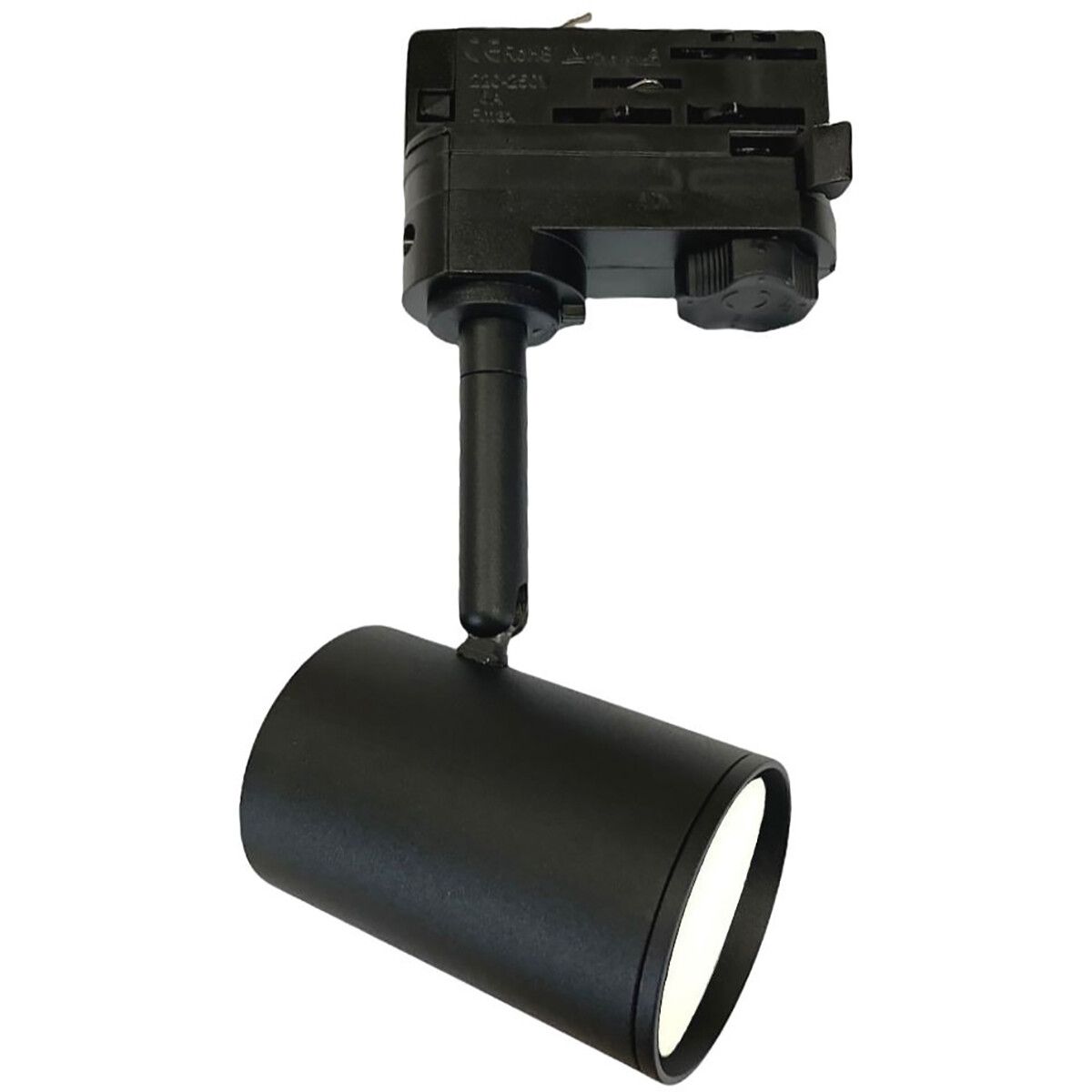 BES LED Track Spot - Facto - GU10 - 3 Fase - Rond - Wit - Aluminium - 52mm