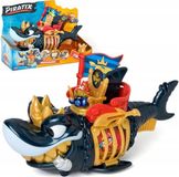 Magic Box Piratix - King Shark Speelfiguur - Zwart/Goud