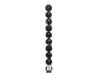 Decoris boules de Noël plastique mélange 6cm noir 10 pièces