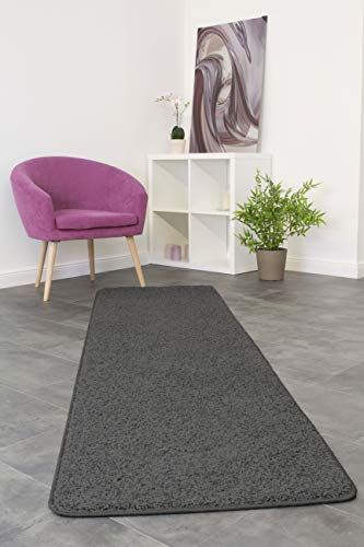 Misento Shaggy hoogpolig tapijt aqua 133 x 190 cm