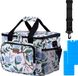 Packaway 4 Laags Geïsoleerde Koeltas - Lunchtas 15 liter - White Flower