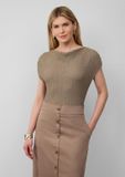 s.Oliver T-shirt Zandsteen Taille 42