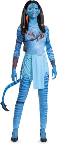 DISGUISE Vegaoo - Klassieke vermomming Avatar Neytiri voor vrouwen - S - Blauw