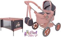 Lobbes Speelgoed BV 509 Crew Poppenwagen Speelset - 18dlg.