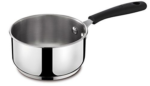 Lagostina 010145031114 Steelpan - 140 mm - Zwart, Roestvrijstaal