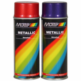 Motip Spray 400ml Metallic Rood - 8711347040452