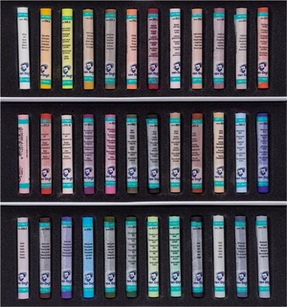 Van Gogh Soft Pastel Set - 36 Colors - Portrait