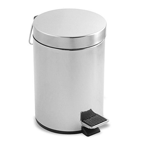 Metaltex 298324 - Vuilnisemmer - 20 liter - RVS - Rond