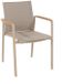 4 Seasons Outdoor Cortina tuinstoel stapelbaar - latte