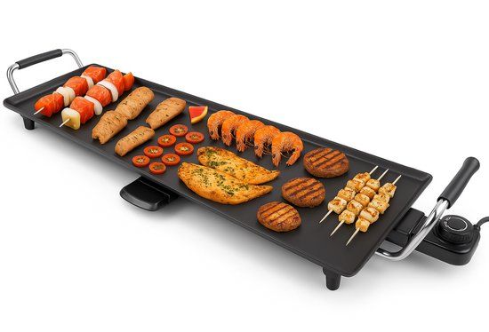 Beper Teppanyaki Bakplaat XL - Tafelgrill - Elektrisch - 70.5x23.5 cm