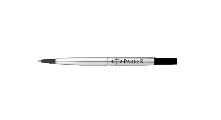Parker Rollerball Pen Refill - Fine - Black - Stainless Steel - 1 pc