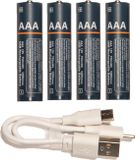 Anna's Collection Oplaadbare Batterijen AAA – 4x – USB-oplaadbaar