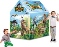 MARTOM Dinosaurus tent voor kinderen, geschikt voor binnen en buiten