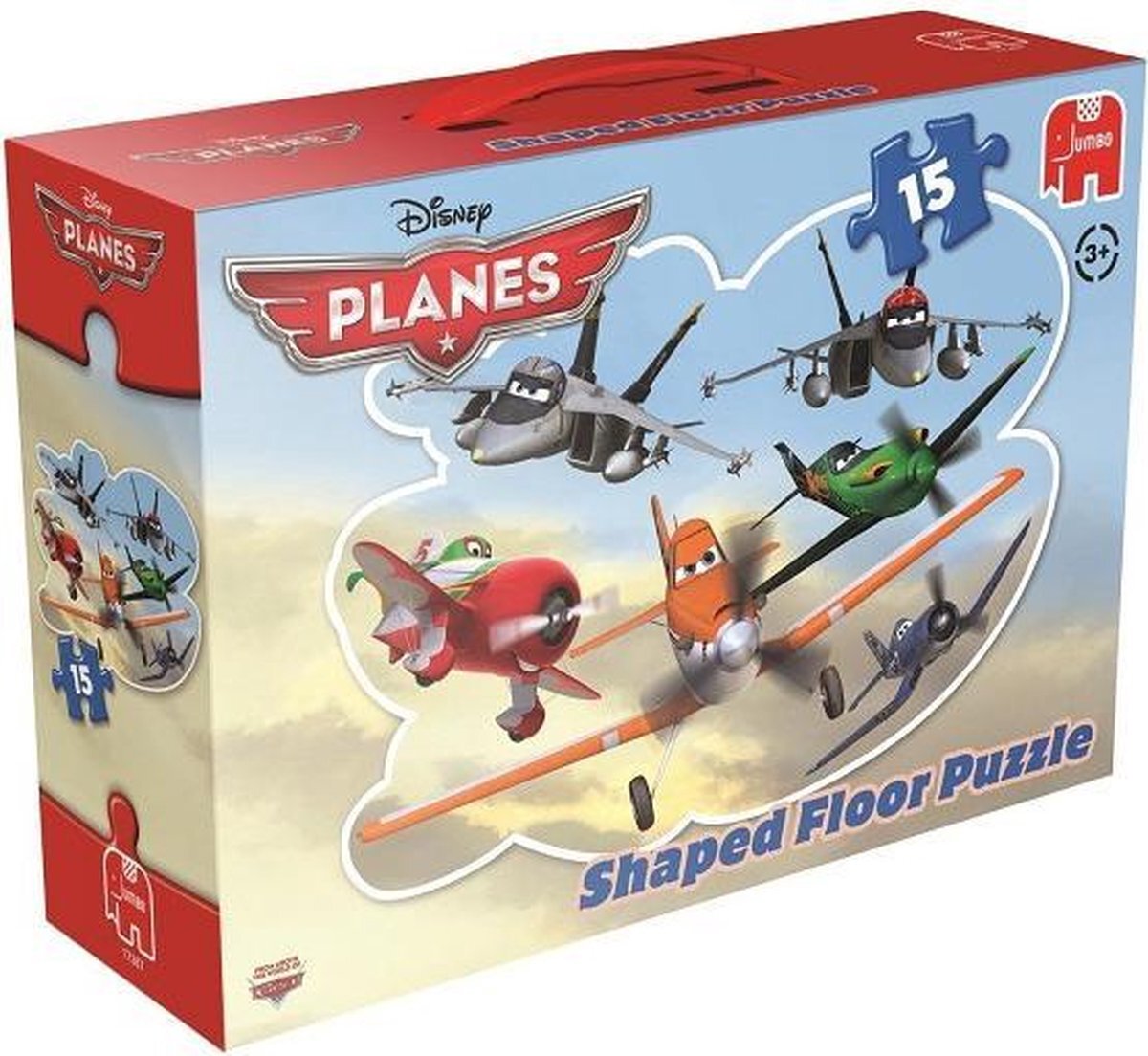 Jumbo Planes - vloerpuzzel - 15 stukjes