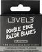 L3VEL3 Lames de rasoir à double tranchant, 100 pièces – Lames de rasoir de précision pour le rasage et l'utilisation avec des rasoirs