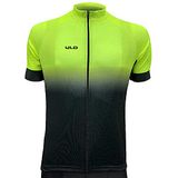 Uld Uld Shirt kort, sport, geel/zwart (meerkleurig), L