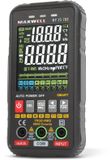 Maxwell HomeShopXL Automatische Digitale Multimeter - 3" Kleurendisplay - NCV Spanningsdetectie - 9999 Count - Inclusief Meetpennen & Koffer - 4×AAA [25703]