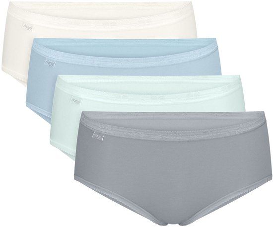 Sloggi Women Basic+ Midi (4-pack) - dames slip - multicolor