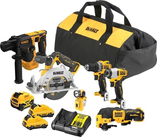 DeWALT DCK611P1D2 Accu Combiset 12V 5.0/2.0Ah in Transporttas - 6-delig