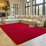 SIMPEX Vloerkleed Rood 140x200 cm