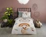 Pure dekbedovertrek regenboog / boho - 1 persoons 140x200/220 cm - Zand - Microvezel