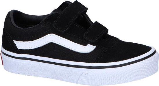 Vans YT Ward V (SUEDE/CANVAS)BLACK/WHITE - Maat 34 - Kinderen