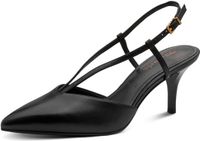 Tamaris Dames Slingpumps 1-29620-46 Zwart Leer Maat 39 EU