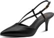 Tamaris Dames Slingpumps 1-29620-46 Zwart Leer Maat 39 EU
