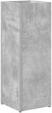 vidaXL Opslaghaak & Rek Beton Grijs 20 x 20 x 55,5 cm Bewerkt hout
