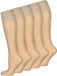 Alleen Nur Die Kniekousen 626969/5-pack kniekousen zijdefijn, 5-pack 15 DEN, maat One size, beige (teint 114)