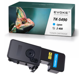 Evoke Cyaan Toner voor Kyocera TK-5490C (1T0C22CNL1) - 2400 Pagina's