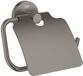 GROHE Start Toiletrolhouder met Deksel – Schroeven of Lijmen – Metaal– Geborsteld Hard Graphite