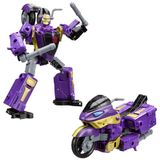 Transformers Age of the Primes Sideways, Voyager Class omvormbare actiefiguur van 14,5 cm met 2 Mini-Con-actiefiguren, robotspeelgoed voor 8+