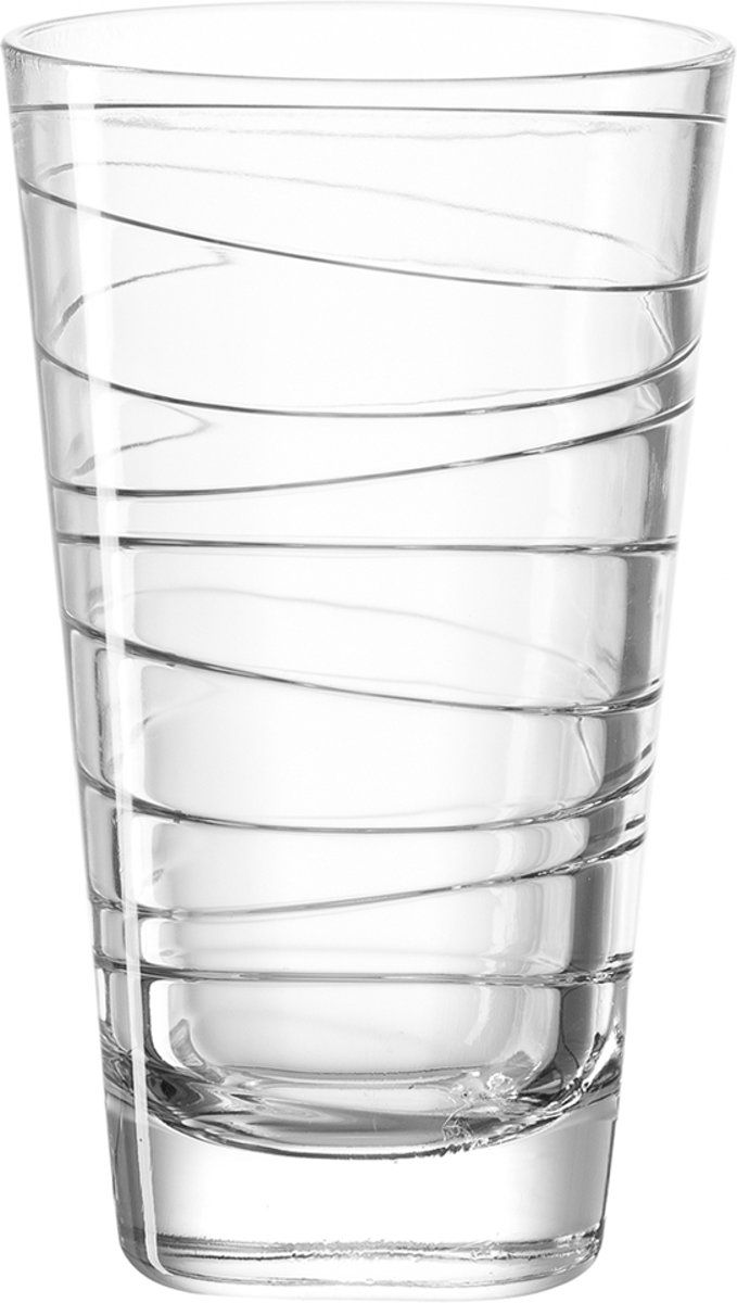 Leonardo Vario Struttura - Waterglazen - Transparant - 6 stuks