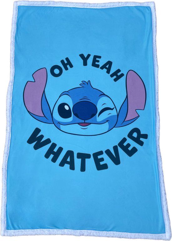 4KidsOnly Lilo & Stitch fleece deken - sherpa