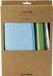 Creativ Company CC Craft felt, A4, sheet 210x297 mm, thickness 2 mm, blue/green harmony, 10 sheet/ 1 pack