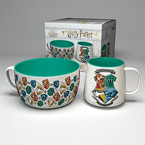 GB eye HARRY POTTER - Zweinstein - Set petit-déjeuner bol 850ml & mok 380ml