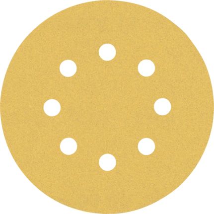 Bosch Round Sanding Sheets - 12.5cm - Wood - 5 Pack