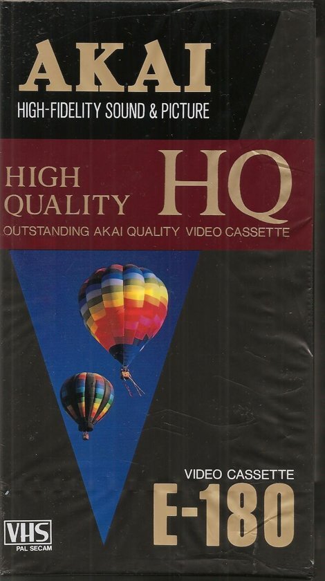 Akai Videocassette VHS 180 minuten
