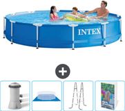 Intex Rond Frame Zwembad - 366 x 76 cm - Blauw