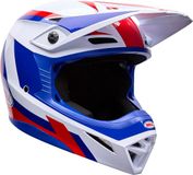 Bell MX-10 MIPS Dyno Motocrosshelm Rood/wit Maat S